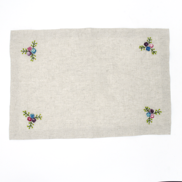 Tea Trolley Mat French Rose